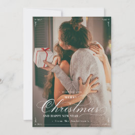 Festividades Cartão de Feliz ano novo Clássico de Feliz Natal