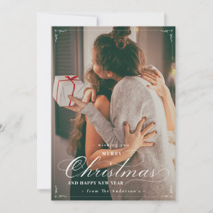 Festividades Cartão de Feliz ano novo Clássico de Feliz Natal