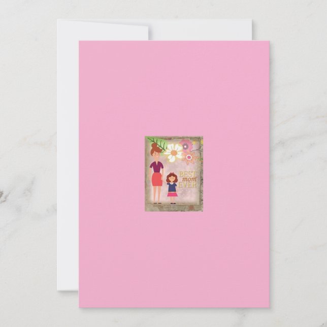 Festividades Cartão de Feliz Dia das Mães (Frente)