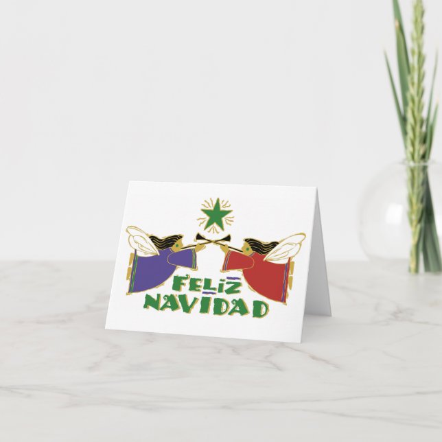 Festividades Cartão de Feliz Navidad (Frente)