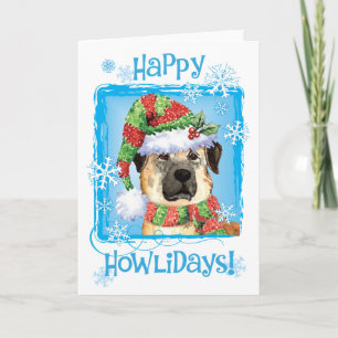 Festividades Cartão de Feriado Anatólia Shepherd Feliz Howliday