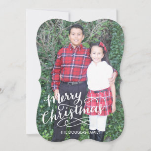 Festividades Cartão de Feriado com Mão