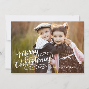 Festividades Cartão de Feriado com Mão