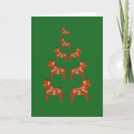 Festividades Cartão de Feriado Dala Horse