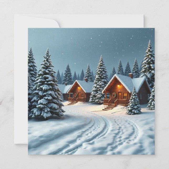 Festividades Cartão de Feriado de Apreciação do Cliente Verso (Frente)