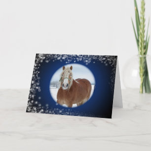 Festividades Cartão de Feriado de Cavalo Sparkle