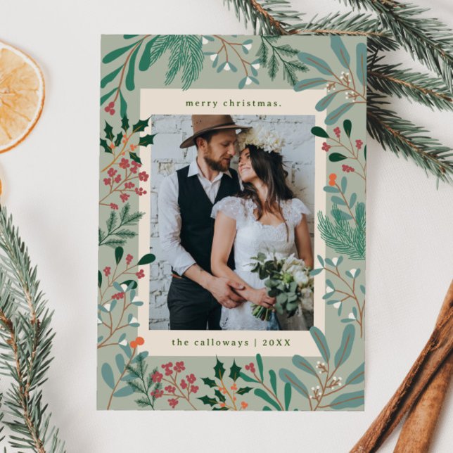 Festividades Cartão de Feriado de Férias de Sábio Botânico de N (Criador carregado)