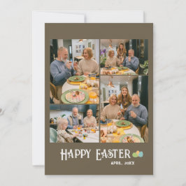 Festividades Cartão de Feriado de Foto da Família de felzs pasc