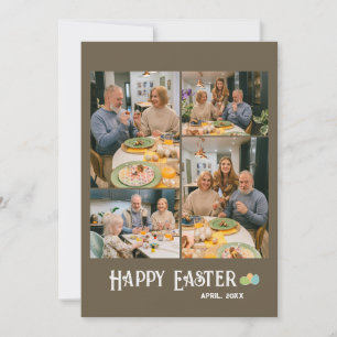 Festividades Cartão de Feriado de Foto da Família de felzs pasc