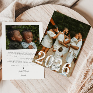 Festividades Cartão de Feriado de Fotografia de 2026