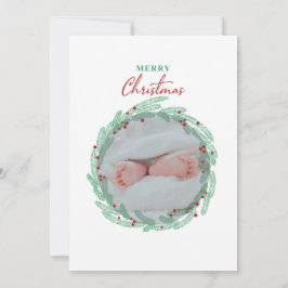 Festividades Cartão de Feriado de Fotografia Minimalista da Ter