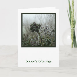 Festividades Cartão de Feriado de Inverno