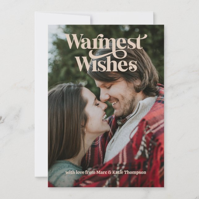 Festividades Cartão de Feriado de Página de Cheio de Desejo Mai (Frente)