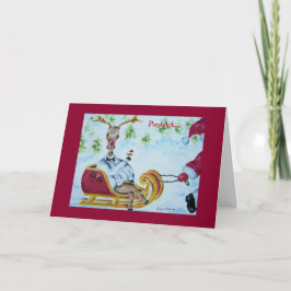 Festividades Cartão de Feriado de Retorno de Reembolso para Rei