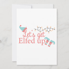 Festividades cartão de feriado de vamos