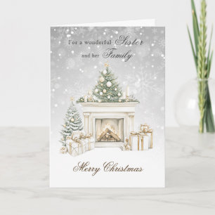 Festividades Cartão de Feriado Dobrado