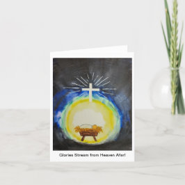 Festividades Cartão de Feriado Dobrado