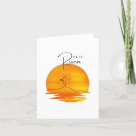 Festividades Cartão de Feriado Dobrado da páscoa