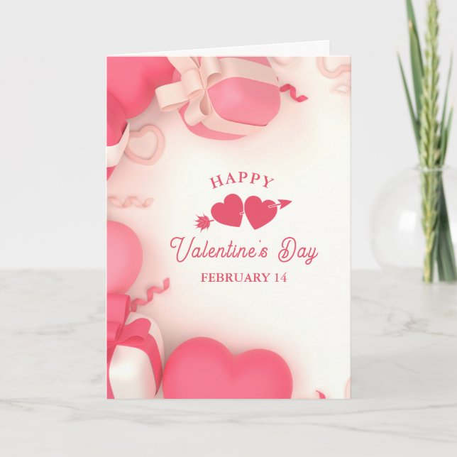 Festividades Cartão de Feriado Dobrado do feliz dia de os namor (Frente)