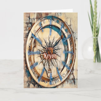 Festividades Cartão de Feriado Dobrado do Kryon Times