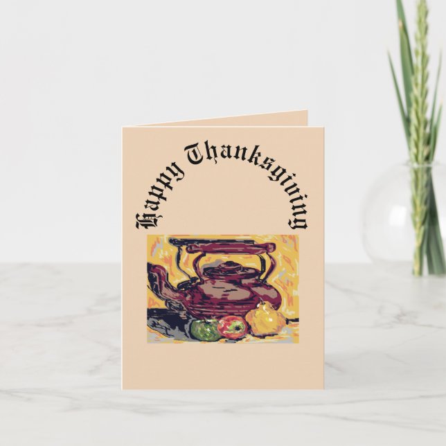 Festividades Cartão de Feriado Dobrado : Feliz Dia de Ação de G (Frente)