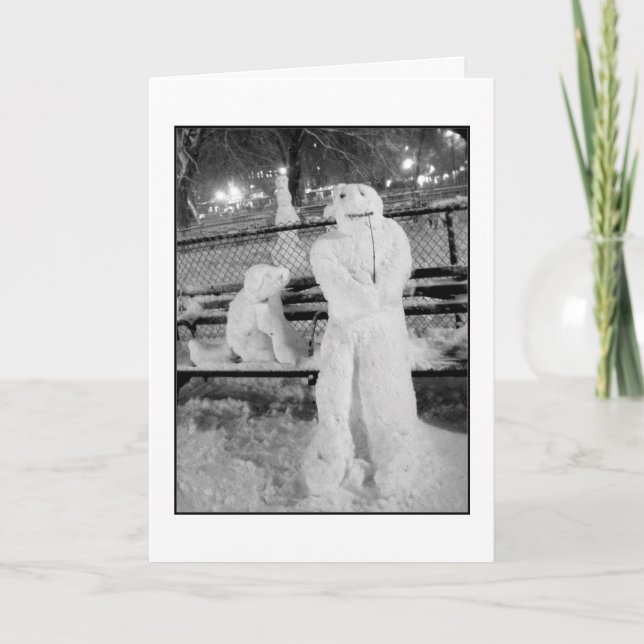 Festividades Cartão de Feriado 'Inverno Amigos' - Amigos (Frente)