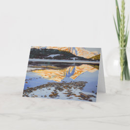 Festividades Cartão de Feriado "Neve Precoce em Kananaskis"