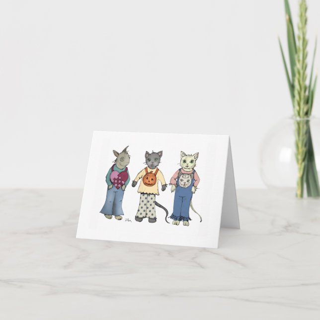 Festividades Cartão de Feriado para Amigos do Halloween (Frente)