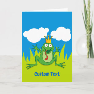 Festividades Cartão de Feriado Príncipe Sapo 5" x 7"