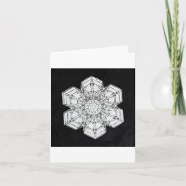 Festividades Cartão de feriado Snowflake 5