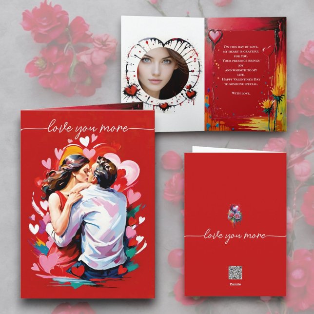 Festividades cartão de feriado suave para namorados (Criador carregado)