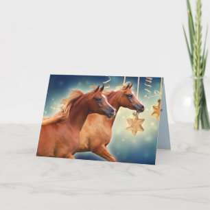 Festividades Cartão de Férias Azul BOGO Colts