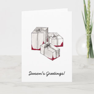 Festividades Cartão de Férias Bloody Boxes