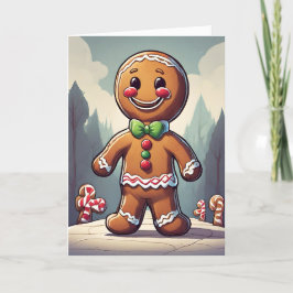 Festividades Cartão de Férias com Conceito Retro de Homem de Bi