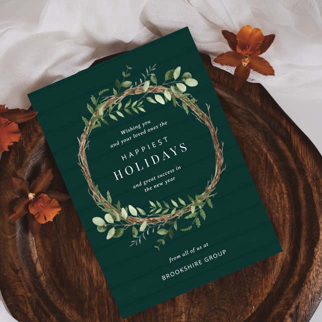 Festividades Cartão de Férias Comerciais de Fim de Ferro Neutro (Criador carregado)