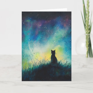 Festividades Cartão de Férias da Aurora Boreal