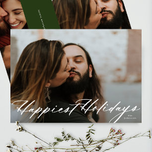 Festividades Cartão de Férias da Família Classy Collage