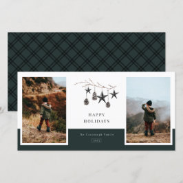 Festividades Cartão de Férias da Família Cozy Nature 2