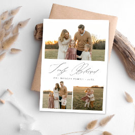 Festividades Cartão de Férias da Família Cristã Verdadeiramente