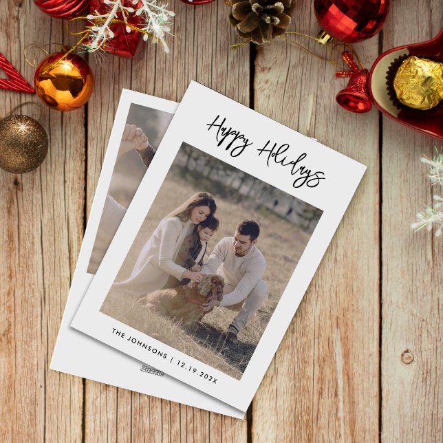 Festividades Cartão de Férias da Família de Natal da Calliograf (Criador carregado)