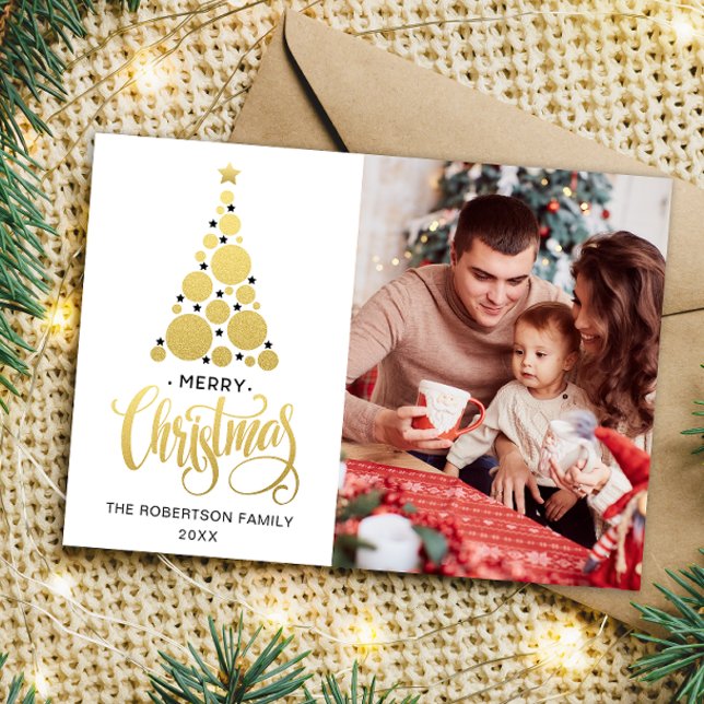 Festividades Cartão de Férias da Família Feliz Natal (Criador carregado)