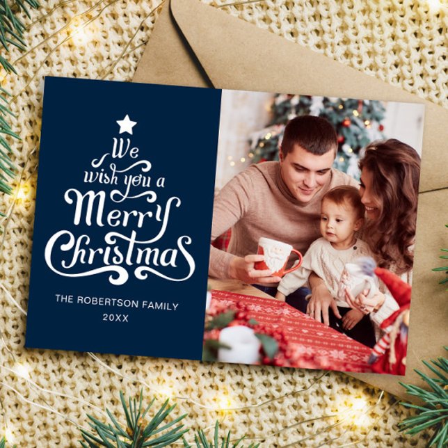 Festividades Cartão de Férias da Família Feliz Natal (Criador carregado)