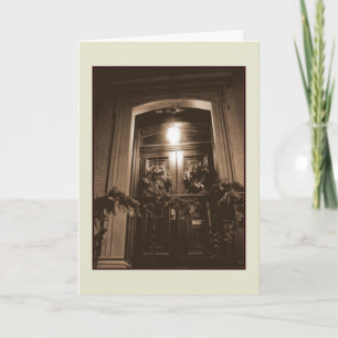 Festividades Cartão de Férias da Porta de Natal - Quente/Maravi