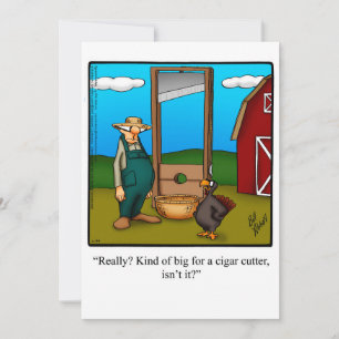 Festividades Cartão de Férias de Ação de Graças Engraçado