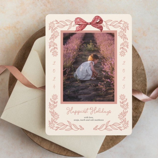 Festividades Cartão de Férias de Arco de Férias de Quadro Flor (Criador carregado)