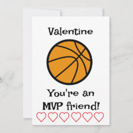 Festividades Cartão de Férias de Basquete MVP para Crianças na 