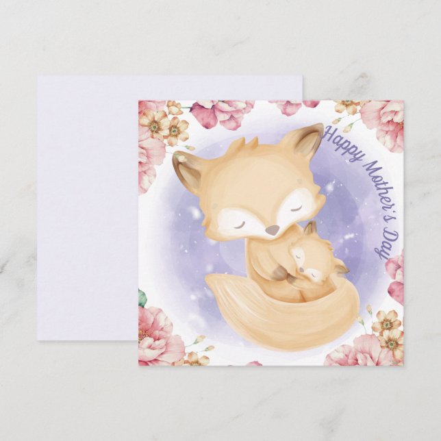 Festividades Cartão de Férias de Dia de as mães Feliz (Frente/Verso)