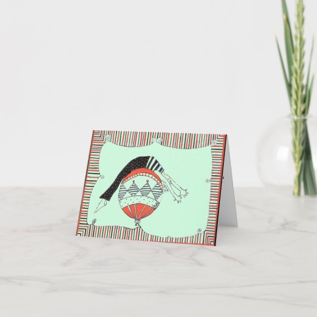 Festividades Cartão de Férias de Fitness (Frente)