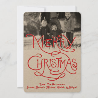 Festividades Cartão de Férias de Foto: Artisan Kraft Felry Nata