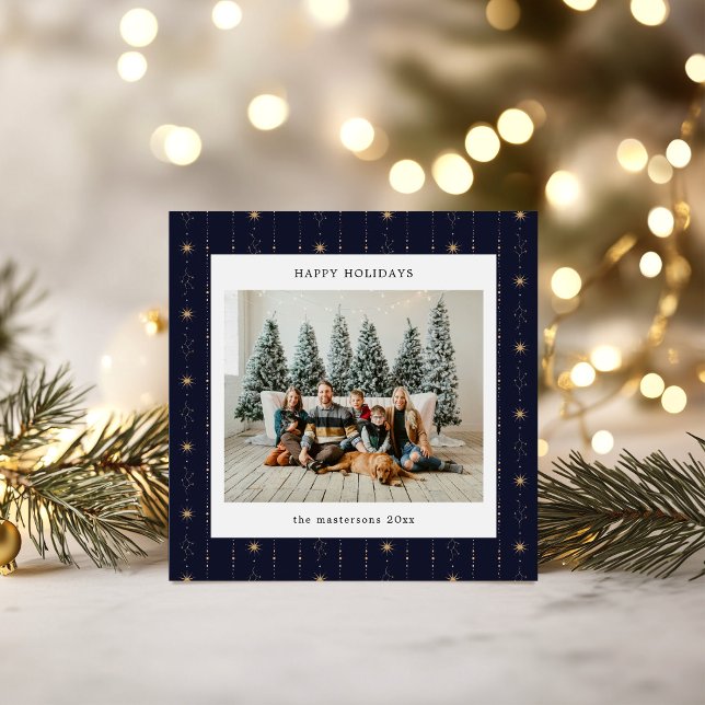 Festividades Cartão de Férias de Foto com Papel de Parede de Es (Criador carregado)